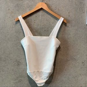 square neck bodysuit
